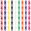 54Pcs 9 Colors Plastic Side Release Buckles KY-CA0001-51-1