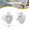 120Pcs 304 Stainless Steel Charms STAS-HY0001-28-2
