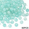 Glass Imitation Jade Beads GLAA-YWC0007-01D-01-1
