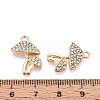 Rack Plating Alloy Rhinestone Pendants X1-PALLOY-T091-27A-G-3