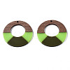 Resin & Walnut Wood Pendants RESI-S389-068A-A06-2