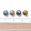 Fancy Aantiqued Glazed Porcelain Beads PORC-R401-M-5
