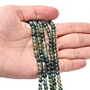 Natural Moss Agate Beads Strands GSR4mmC001-4