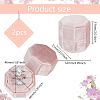3-Slot Octagon Velvet Rings Storage Boxes CON-WH0099-13B-2