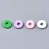 Handmade Polymer Clay Beads Strands CLAY-R089-6mm-T02B-47-3