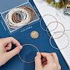 45Pcs 3 Colors Spring Bracelets TWIR-BBC0001-07-3