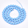Spray Painted Non-magnetic Synthetic Hematite Beads Strands G-T116-03B-03-2