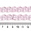 Electroplate Glass Beads Strands EGLA-N012-07F-4