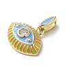 Brass Enamel Charms KK-E092-10G-02-2