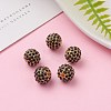 Alloy Rhinestone Beads RB-A034-10mm-A02G-5