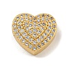 Rack Plating Brass Micro Pave Cubic Zirconia Beads KK-C074-66G-02-1