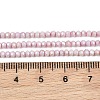 Electroplate Rondelle Glass Beads Strands GL-T021-2x2.5mm-17-20-4