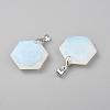 Faceted Gemstone Pendants G-F340-03-3