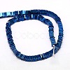 Electroplate Non-magnetic Synthetic Hematite Heishi Beads Strands G-J171A-4x4mm-07-2