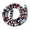 Handmade Polymer Clay Beads CLAY-R067-5.0mm-M2-2