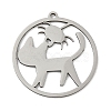 201 Stainless Steel Pendants LS-STAS-G366-02P-07-1