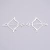 Alloy Open Back Bezel Big Pendants PALLOY-WH0081-47-1