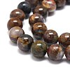 Natural Pietersite Beads Strands G-O201A-14B-3