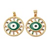 Real 18K Gold Plated Brass Pendants KK-L209-010G-04-1