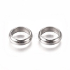 Tarnish Resistant 201 Stainless Steel Spacer Beads STAS-L238-056F-P-1