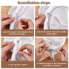 2 Styles Non-Woven Fabric Filter Bag AJEW-CP0010-65B-6