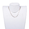 Chain Necklaces X-NJEW-JN02759-02-4