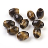 Natural Tiger Eye European Beads G-F580-A01-1