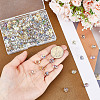 140Pcs 7 Colors Electroplate Glass Beads EGLA-HY0001-17B-3