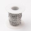 Tarnish Resistant 304 Stainless Steel Lumachina Chains CHS-L015-42-2