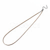 Waxed Cord Necklace Making NCOR-T003-02-5