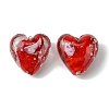 Luminous Handmade Gold Sand Lampwork Beads FOIL-B001-04-3