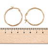 Ion Plating(IP) 304 Stainless Steel Hoop Earrings EJEW-L215-29G-2
