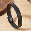 1Pc Punk Retro Ethnic Style Handmade Leather Wrap Bracelets for Men BJEW-LP0001-07-3
