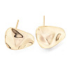 Brass Stud Earrings Findings KK-R116-017-NF-1