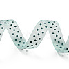 100 Yards Polka Dot Print Nylon Ribbons OCOR-G014-01D-3
