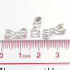 Brass Ice Pick Pinch Bails X-IFIN-KK08-S-NF-3