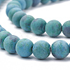 Synthetic Chrysocolla Beads Strands G-T106-194-2