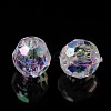 Eco-Friendly Transparent Acrylic Beads PL642-22-1
