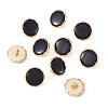 10Pcs Alloy Resin Shank Buttons BUTT-TA0001-36B-2