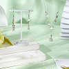 80Pcs 4 Style Brass Chandelier Component Link KK-BC0009-70-4