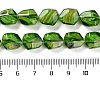 Handmade Gold Sand Lampwork Beads Strands LAMP-U001-01C-4