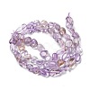 Natural Ametrine Beads Strands G-G018-30-3