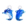 Handmade Lampwork Pendants LAMP-Q039-20-2