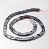 Non-magnetic Synthetic Hematite Bead Strands G-F300-19-09-2