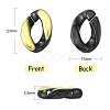100Pcs Acrylic Linking Rings SACR-CJ0001-34-2