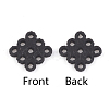 PU Leather Fabric Beads FIND-T020-070-2