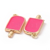 Brass Enamel Pendants KK-A168-16-04G-3