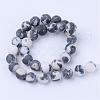 Natural Zebra Jasper Beads Strands G-Q462-8mm-01-2