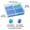 36G 4 Colors Baking Paint Glass Seed Beads SEED-FS0001-20A-4