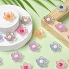 30Pcs 6 Colors Transparent Resin Cabochons RESI-CJ0001-239-4